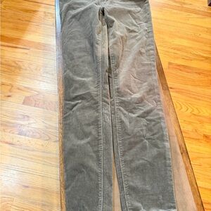 MOTHER Charcoal Corduroy Trousers